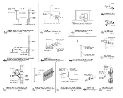 Free AutoCAD 2D Editable Drawings for Electric Legends & Details for Heavy Projects - 5