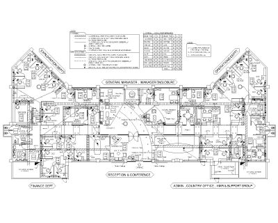 Free AutoCAD 2D Editable Drawings for Electrical Plan with legends & symbols of commercial building