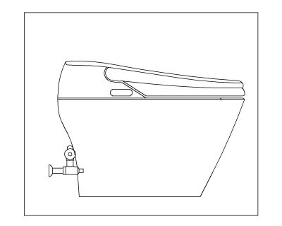 Free AutoCAD 2D Editable Drawings for Electronic Bidet Toilet Set_  4