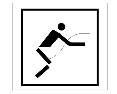 Free AutoCAD 2D editable Drawing of Exercise Signboard Vector Images for CAD - 11