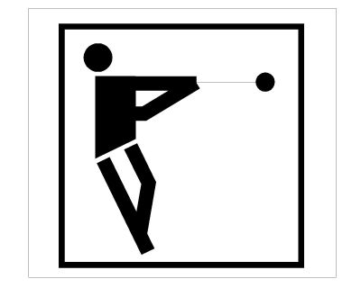 Free AutoCAD 2D editable Drawing of Exercise Signboard Vector Images for CAD - 20