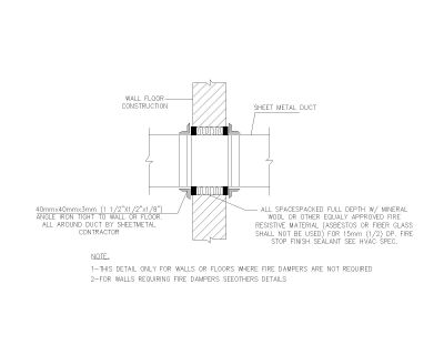 Free AutoCAD 2D Editable Drawings for Fire Dampers