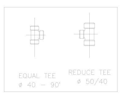 Free AutoCAD 2D Editable Drawings for PVC Items and Fitting for Plumbing Works-14