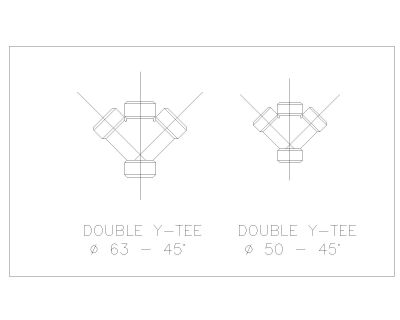 Free AutoCAD 2D Editable Drawings for PVC Items and Fitting for Plumbing Works-27