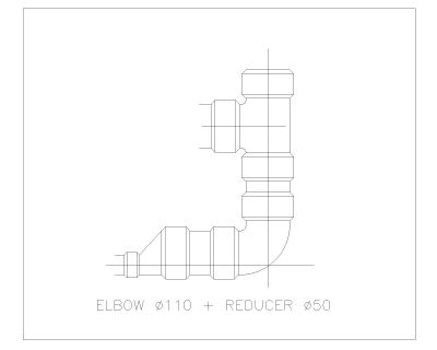 Free AutoCAD 2D Editable Drawings for PVC Items and Fitting for Plumbing Works-9