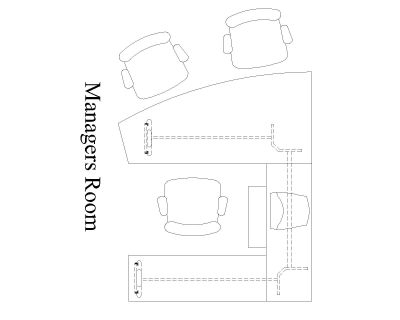 Free AutoCAD 2D Drawings for “Work Station Design with MDF Wooden & Polished-27