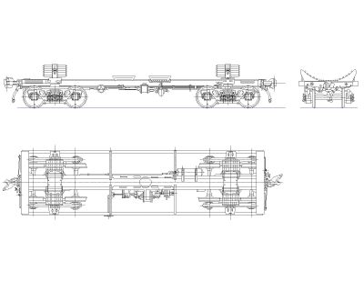 Free AutoCAD 2D Editable Drawings for FREIGHT CAR COMPONENTS