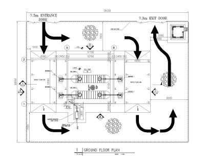 Free AutoCAD 2D Editable Drawings for FUEL POINT PLAN