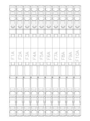 Fused Terminal Block Autocad free download