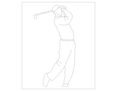 Golf Symbols in AutoCAD (14) CAD Block – DWG AutoCAD Editable Drawing (Free Download)