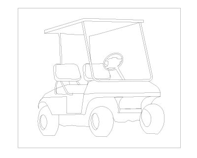 Golf Symbols in AutoCAD (18) CAD Block – DWG AutoCAD Editable Drawing (Free Download)