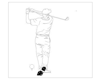 Golf Symbols in AutoCAD (23) CAD Block – DWG AutoCAD Editable Drawing (Free Download)