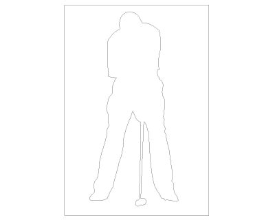 Golf Symbols in AutoCAD (3) CAD Block – DWG AutoCAD Editable Drawing (Free Download)