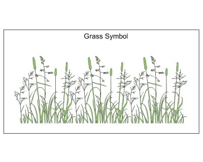 Free AutoCAD 2D Editable Drawings for Grass Symbol
