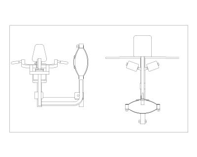 Free CAD Drawing of Gym Activities with Sports Equipment (19)