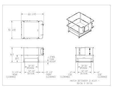 Hatch Defender-1 CAD Block – DWG AutoCAD Editable Drawing (Free Download)