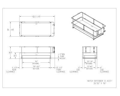 Hatch Defender-3 CAD Block – DWG AutoCAD Editable Drawing (Free Download)