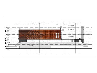 Free AutoCAD 2D Editable Drawings for High Rise Building Cladding System for Facade - 10