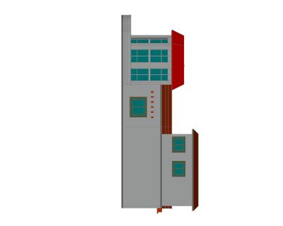 Free AutoCAD Drawing of Historical Villa 3D Views- 2