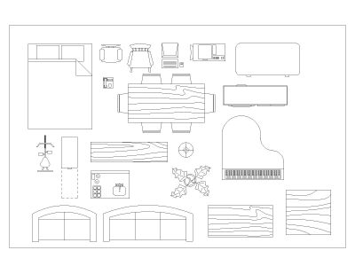 Home - Space Planner-2 CAD Block – DWG AutoCAD Editable Drawing (Free Download)