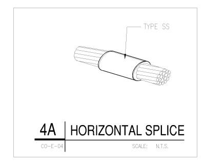 Horizontal Splice CAD Block – DWG AutoCAD Editable Drawing (Free Download)