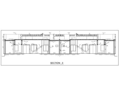 House Design Detailed Section-3 CAD Block – DWG AutoCAD Editable Drawing (Free Download)