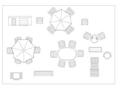 House Furniture Mix-3 CAD Block – DWG AutoCAD Editable Drawing (Free Download)