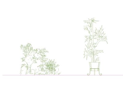 House using Decoration Flowers-12 CAD Block – DWG AutoCAD Editable Drawing (Free Download)