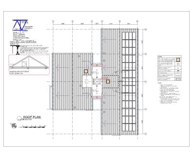 Housing Socaity Project Roof Plan-11 CAD Block – DWG AutoCAD Editable Drawing (Free Download)