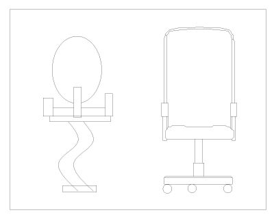 Hydraulic Chairs for Office-5 CAD Block – DWG AutoCAD Editable Drawing (Free Download)