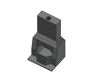 Modern large scaled Ingle 3d model .dwg format