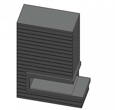 Ingle with a moderate look 3d model .dwg format