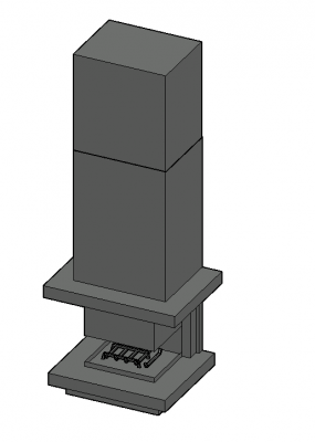 Ingle with a moderate look 3d model .dwg format