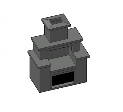 Ingle with a simple look 3d model .dwg fromat