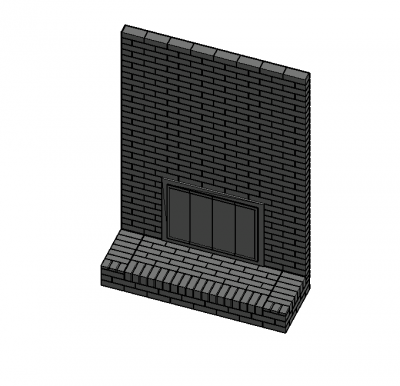 Ingle with a simple look 3d model .dwg fromat