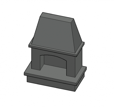 Modern large scaled Ingle 3d model .dwg format