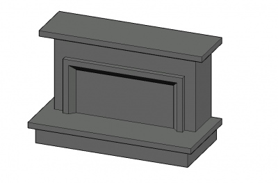Modern Aesthetic designed ingle 3d model .dwg format