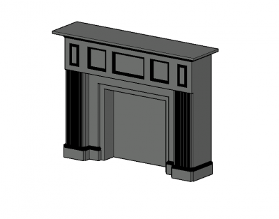 Ingle with a moderate look 3d model .dwg format