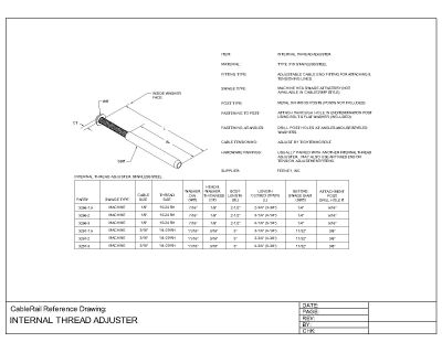 Internal Terminal Adjuster - CAD Block – DWG AutoCAD Editable Drawing (Free Download)