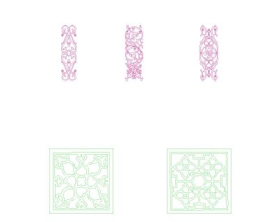 Free AutoCAD 2D Editable Drawings for CNC Designs for Grills & Railings - 10