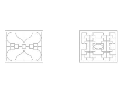 Free AutoCAD 2D Editable Drawings for CNC Designs for Grills & Railings -13