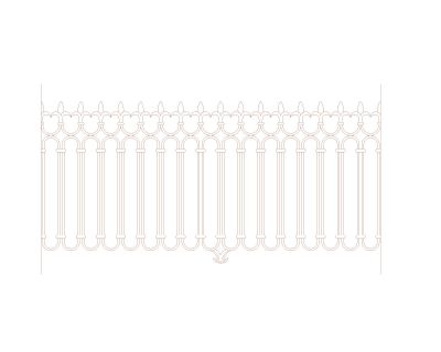 Free AutoCAD 2D Editable Drawings for CNC Designs for Grills & Railings -16