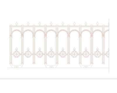 Free AutoCAD 2D Editable Drawings for CNC Designs for Grills & Railings -19