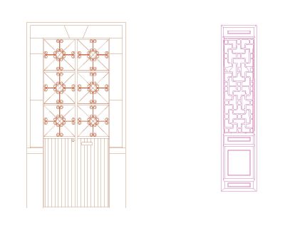 Free AutoCAD 2D Editable Drawings for CNC Designs for Grills & Railings - 7