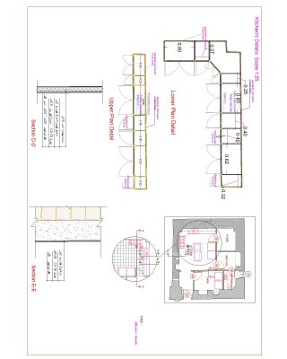 Free AutoCAD 2D Editable Drawings for Kitchen Details fit-out drawing - 2