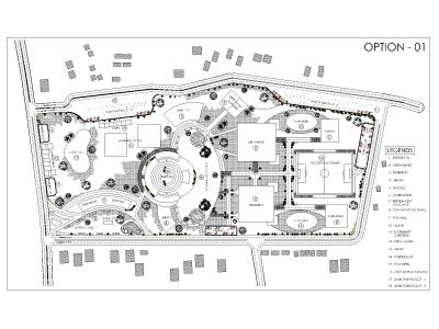 Landscape Yard Plan.1 CAD Block – DWG AutoCAD Editable Drawing (Free Download)