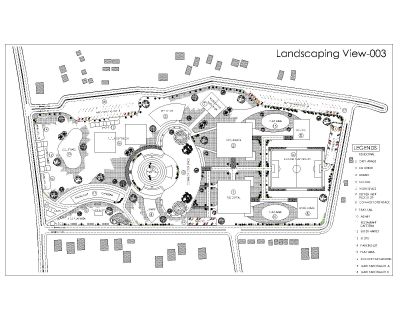 Landscaping Arial View-4 CAD Block – DWG AutoCAD Editable Drawing (Free Download)
