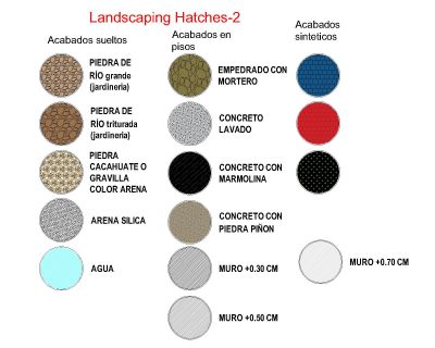 Free AutoCAD 2D Editable Drawings of Landscaping Hatches-2