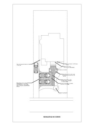 Landscaping with Car Parking OP.1 CAD Block – DWG AutoCAD Editable Drawing (Free Download)