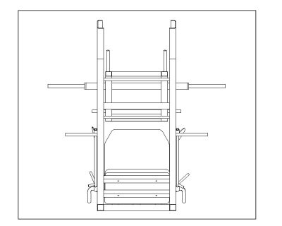 Legs exercises tools for gym-5 CAD Block – DWG AutoCAD Editable Drawing (Free Download) 